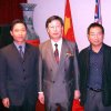 受邀请参加奥克兰总领事馆新张与马崇仁总领事合影