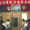 杨屹峰老师在大型亲子活动中演讲