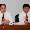 助教团长宋炳旺（右） 助教刘振平（左）